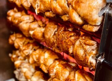 Pollos asados en Basauri